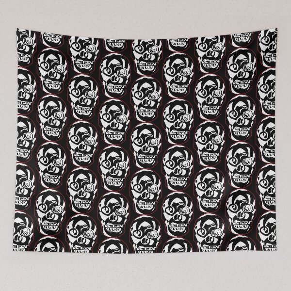 Item preview, An Important Skull standing alone - Dark Geometric skull art  designed and sold by BDLVandFriends.