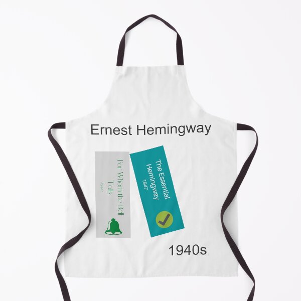 Item preview, Ernest Hemingway book print, 1940s designed and sold by UndertoneShop.