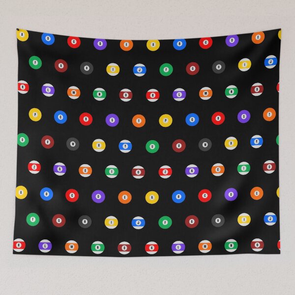 Item preview, Billiards Pool Balls Letters designed and sold by getzjason.