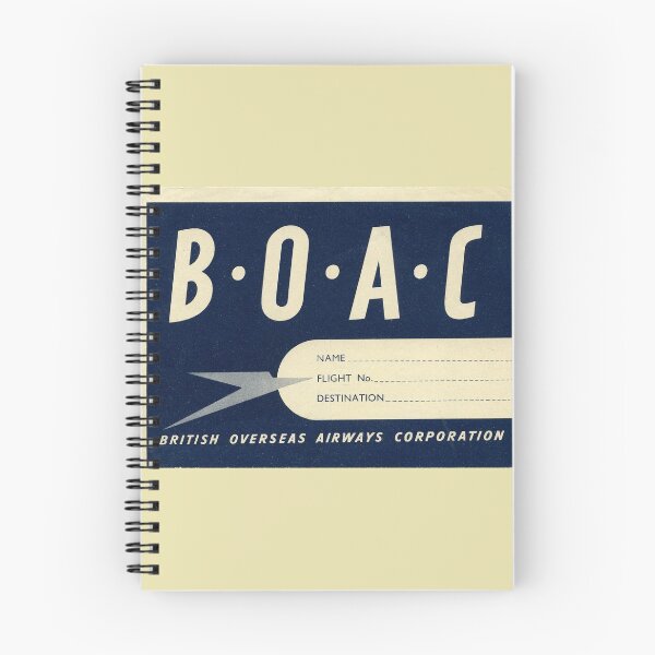 Item preview, B.O.A.C luggage label designed and sold by paulgrand.