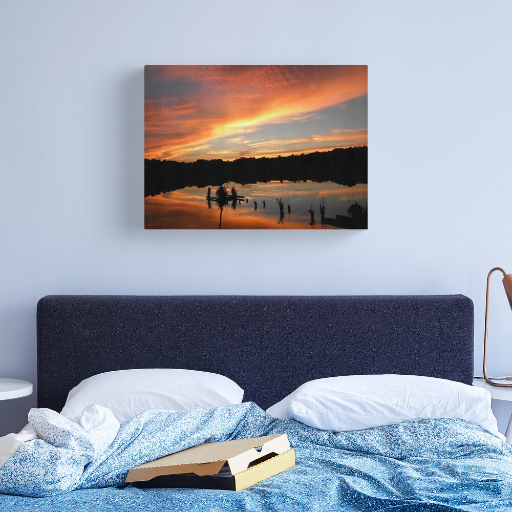 Windows From Heaven Sunset Canvas Print
