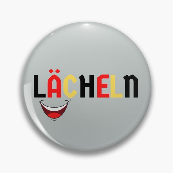 Item preview, Lächeln Smile in German Umlaut Smiley Happy Face designed and sold by Time4German.