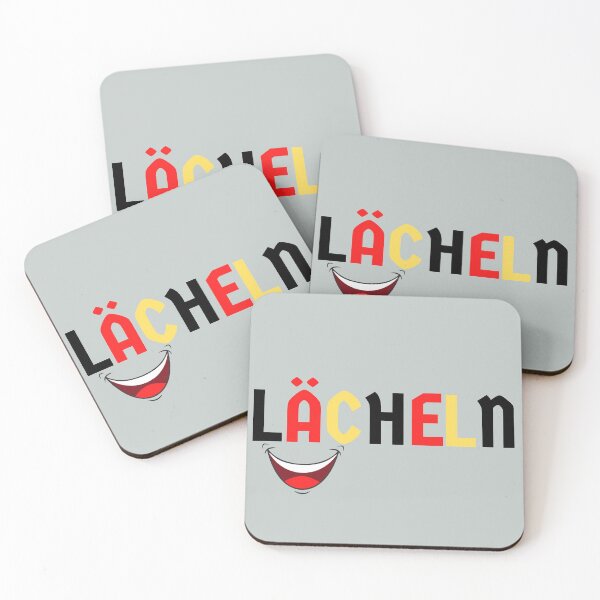 Item preview, Lächeln Smile in German Umlaut Smiley Happy Face designed and sold by Time4German.