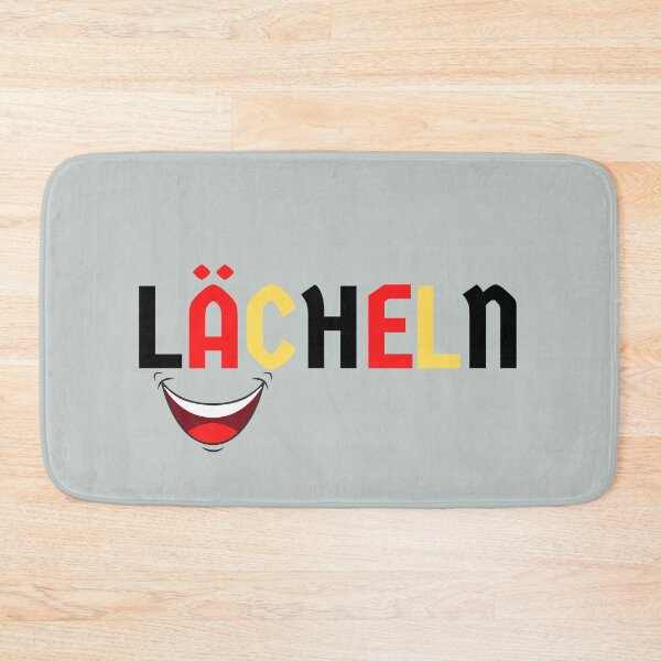 Item preview, Lächeln Smile in German Umlaut Smiley Happy Face designed and sold by Time4German.