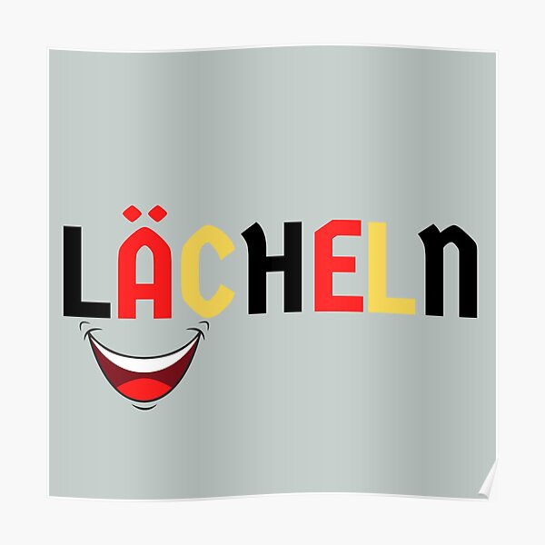 l-cheln-smile-in-german-umlaut-smiley-happy-face-poster-by