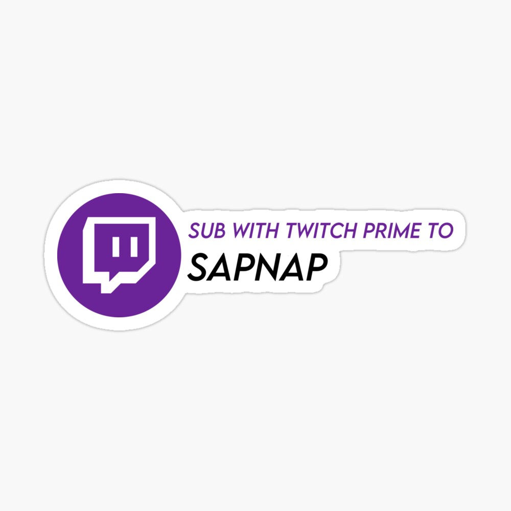 twitch prime sapnap Sticker for Sale by lauren <3