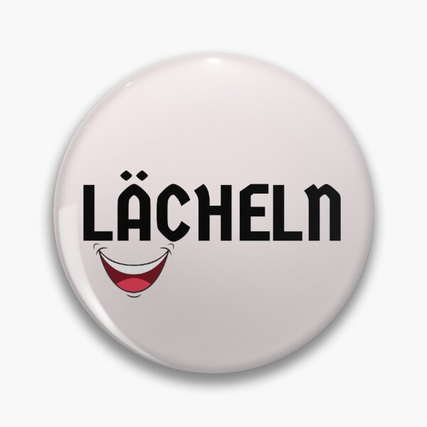 Item preview, Lächeln Smile in German Deutsch with Smiley Face  designed and sold by Time4German.