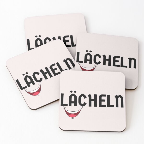 Item preview, Lächeln Smile in German Deutsch with Smiley Face  designed and sold by Time4German.
