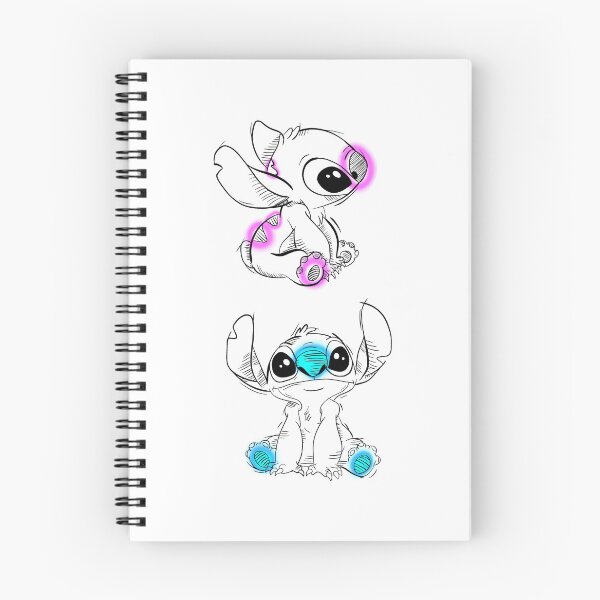 Item preview, Sticker pack Stitch Draft Neon pink and blue from Lilo and Stitch designed and sold by Mywaytothehigh.