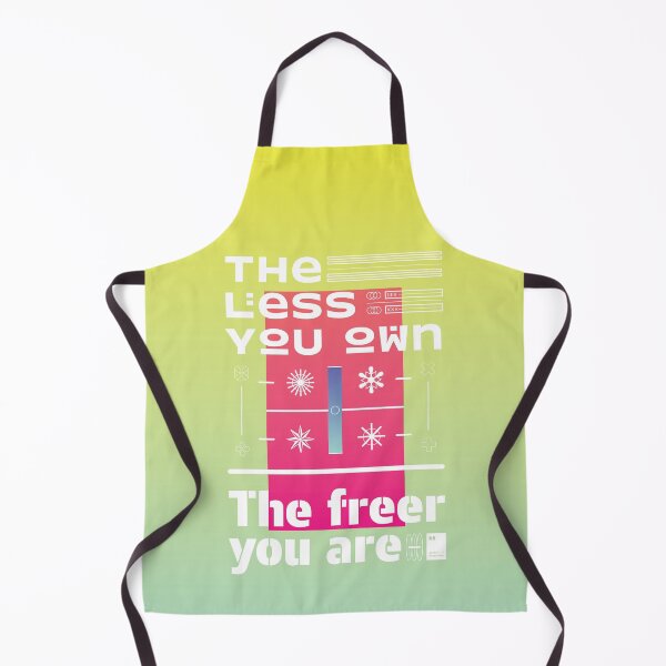 Item preview, The less you own, the freer you are designed and sold by quotesonposters.