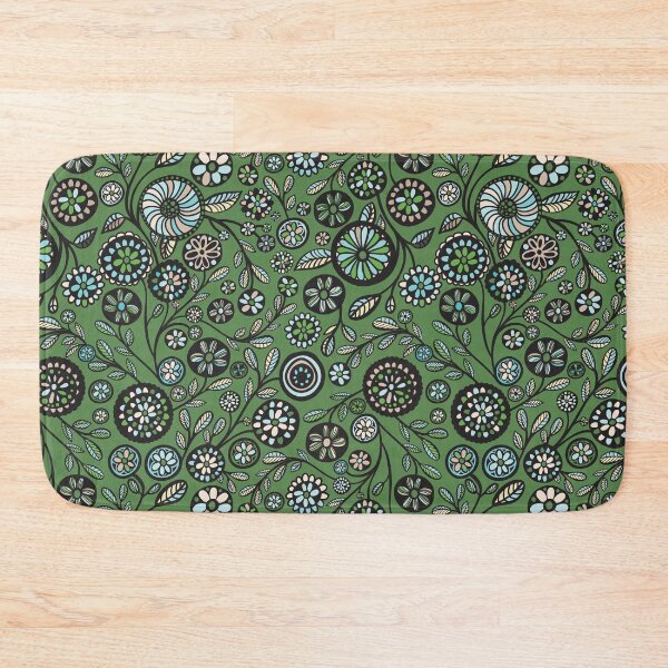 Item preview, Green fields of Flowers -  Spring Green Palette designed and sold by Sketchbook Designs.