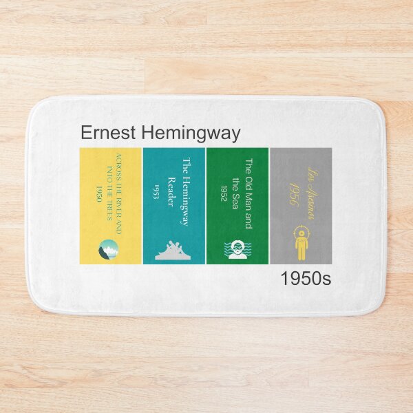 Item preview, Ernest Hemingway book print, 1950s designed and sold by UndertoneShop.