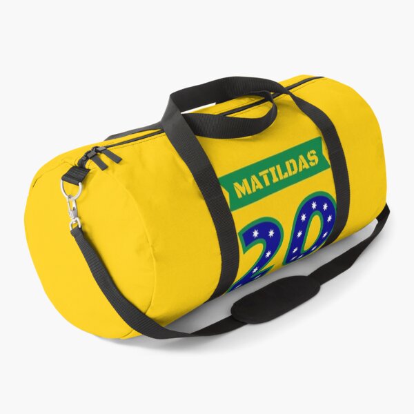 matildas soccer merchandise original gold no.20 Duffle Bag