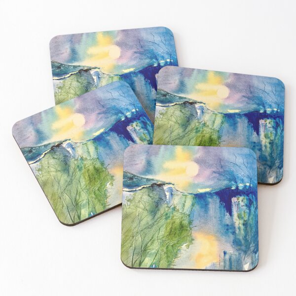 Item preview, Cliff tops. Impressions  in Watercolours. designed and sold by Angela Haig-Harrison.