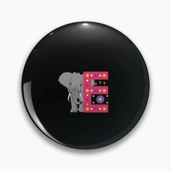Item preview, Letter E Elephant designed and sold by GlobalHunt.