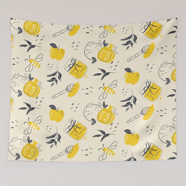 Item preview, Rosh Hashanah Pattern Gift designed and sold by Patterntastic.