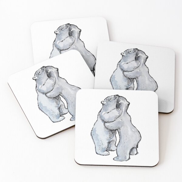 Item preview, Ours, bears in love, teddy bear, polar bear bisounours, love, hug designed and sold by voicivoila.