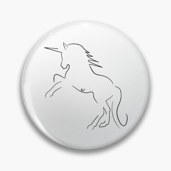 Item preview, Unicorn line art designed and sold by BV-creas.