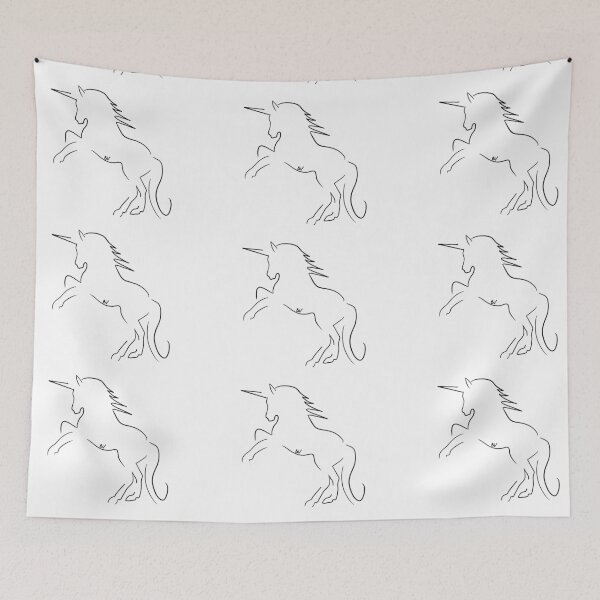 Item preview, Unicorn line art designed and sold by BV-creas.