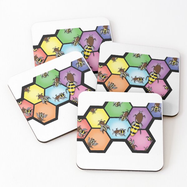 Item preview, Bee Hexagon designed and sold by MammaPanda.