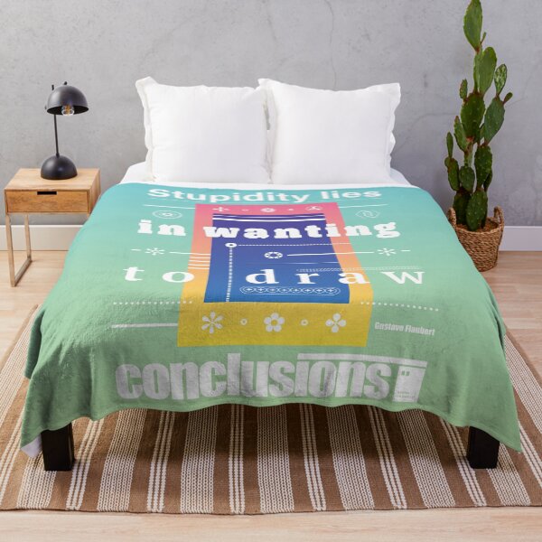 Item preview, Stupidity lies in wanting to draw conclusions designed and sold by quotesonposters.