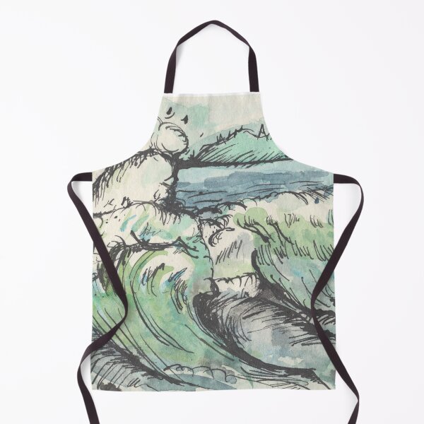 Aperçu de l'œuvre Mer orageuse créée et vendue par rachelclaireart.