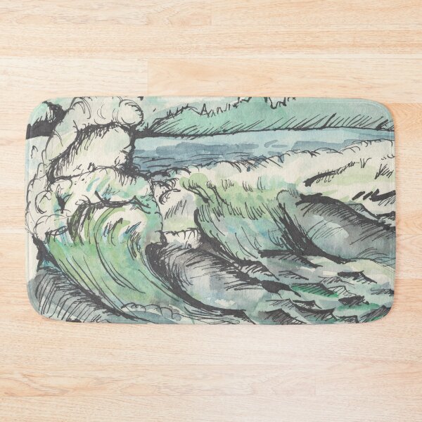 Item preview, Stormy Sea designed and sold by rachelclaireart.