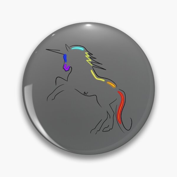 Item preview, Rainbow unicorn line art designed and sold by BV-creas.