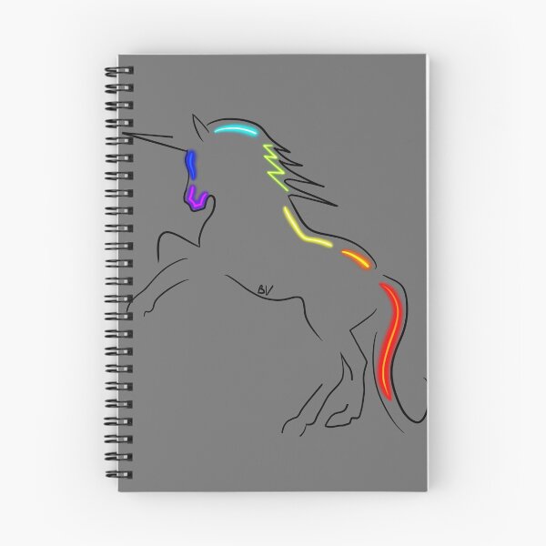 Item preview, Rainbow unicorn line art designed and sold by BV-creas.