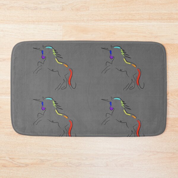 Item preview, Rainbow unicorn line art designed and sold by BV-creas.