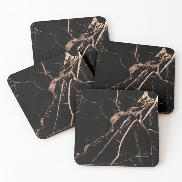 Item preview, Black and Rose Gold Marble designed and sold by Envy-Merch.