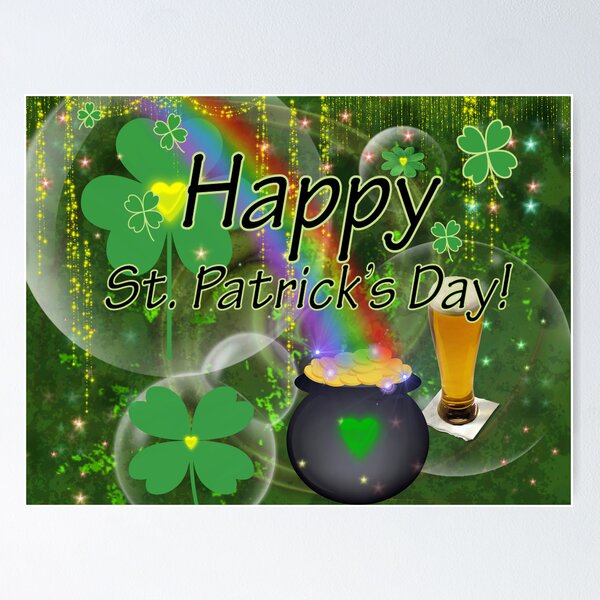 Item preview, Happy St Patrick's Day designed and sold by WildestArt.