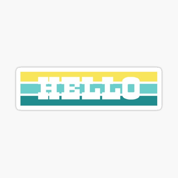 Item preview, Hello designed and sold by Supreto.