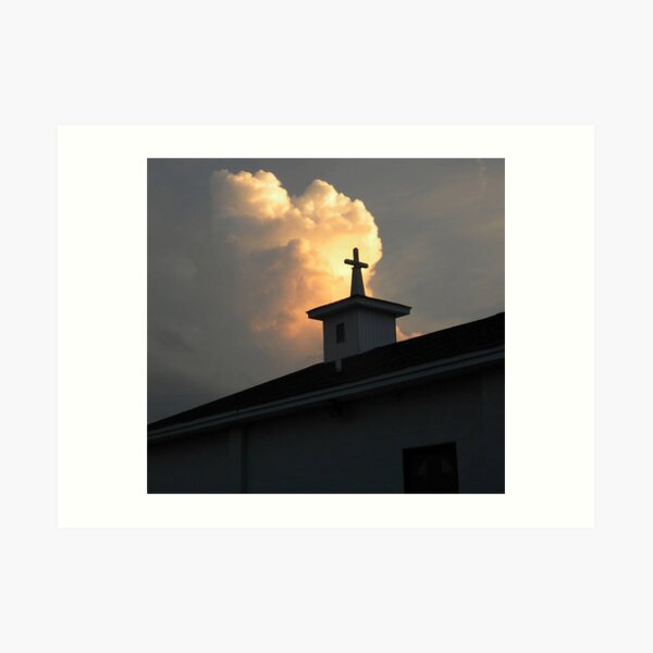 Reaching Baby Angel -Windows From Heaven Art Print