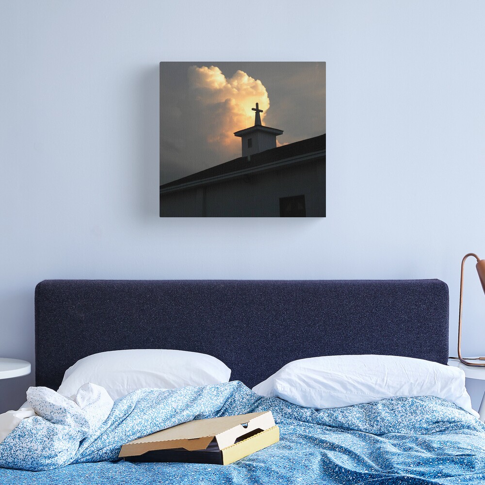 Reaching Baby Angel -Windows From Heaven Canvas Print