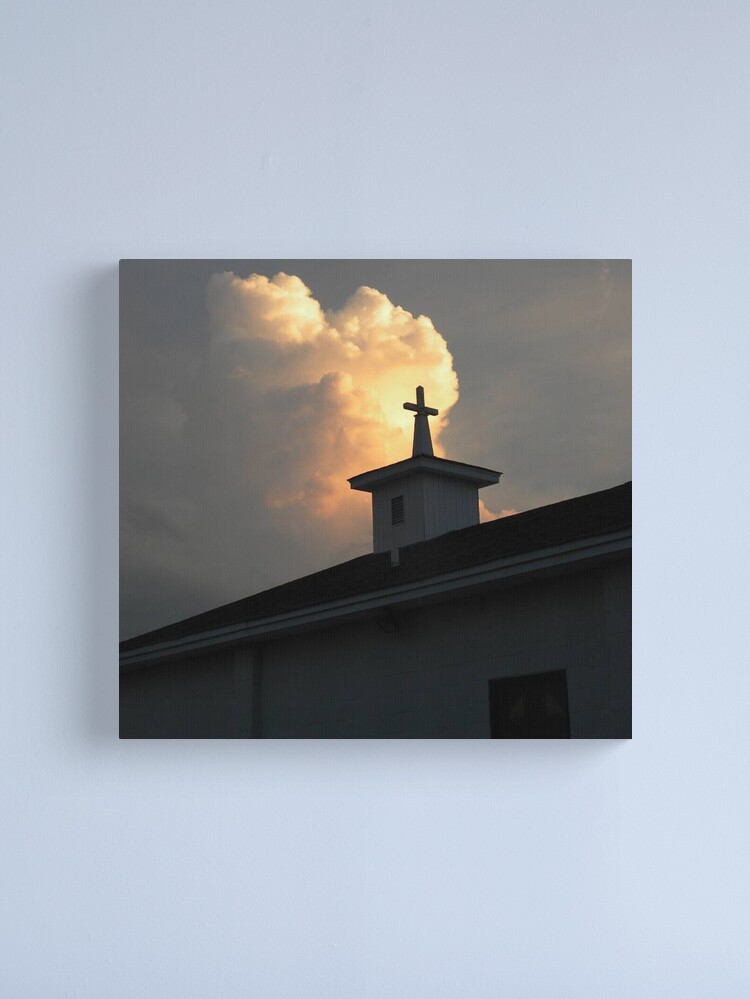 Alternate view of Reaching Baby Angel -Windows From Heaven Canvas Print