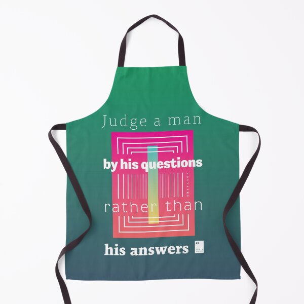 Item preview, Judge a man by his questions rather than his answers. designed and sold by quotesonposters.
