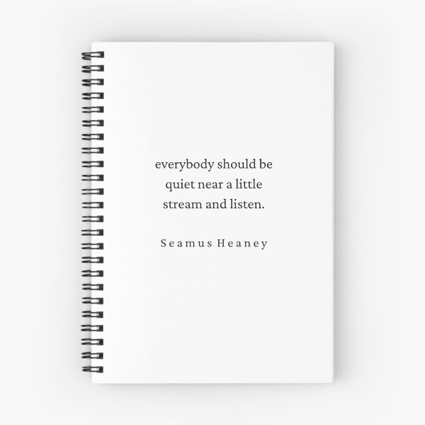 Item preview, Seamus Heaney Poetry Quote -Just Listen designed and sold by brownbread-.