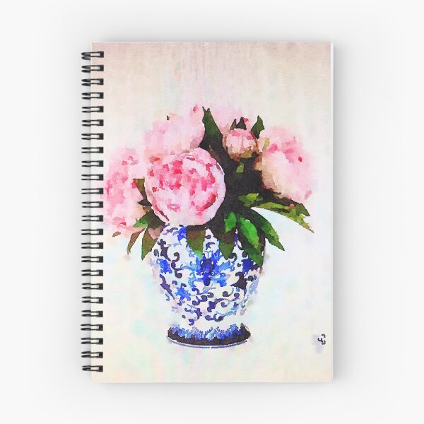 Item preview, Peonies in a ginger jar designed and sold by coolkatia.