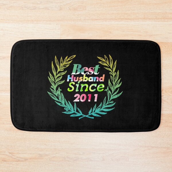 Item preview, Best Husband Since 2011 - 9st Wedding Anniversary designed and sold by MeowTouch Art.