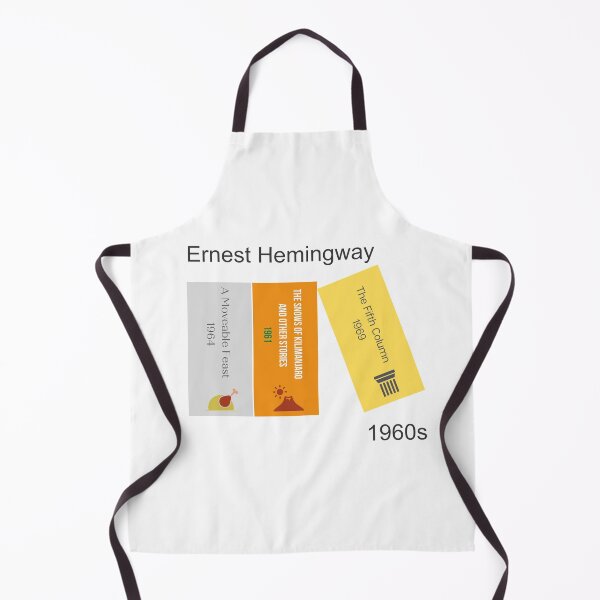 Item preview, Ernest Hemingway book print, 1960s designed and sold by UndertoneShop.