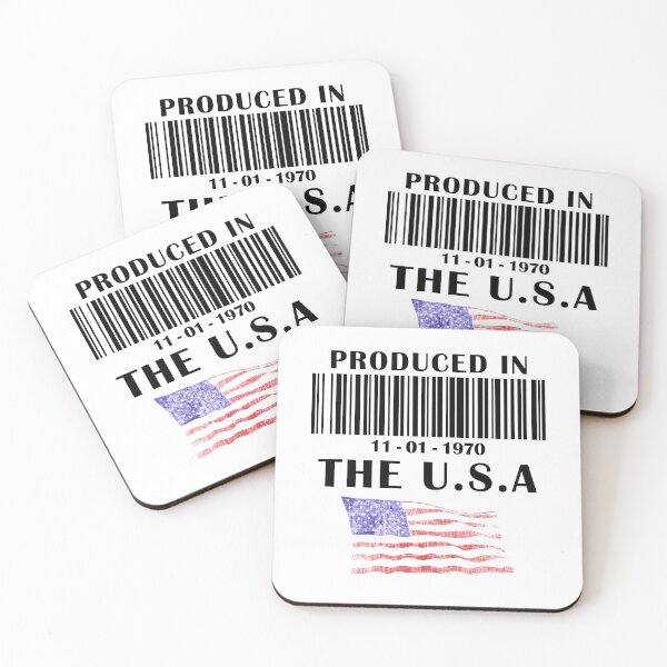 Item preview, Produced in the USA - Made in America - 50th Birthday Celebration - November 1st 1970 designed and sold by MoonsmileProd.