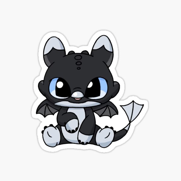 Veilleuse Fury Krokmou Sticker