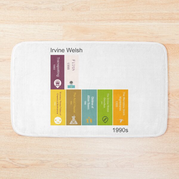 Item preview, Irvine Welsh book print, 1990s designed and sold by UndertoneShop.