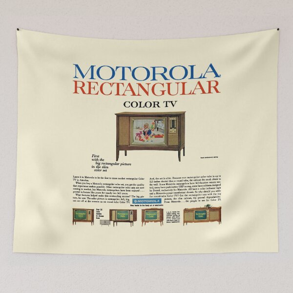 Item preview, MOTOROLA RECTANGULAR - COLOR TV ADVERT designed and sold by ThrowbackAds.
