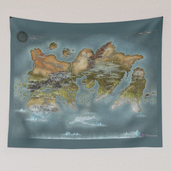 Item preview, Map of Edris - Remastered designed and sold by Zuperbuu Works.