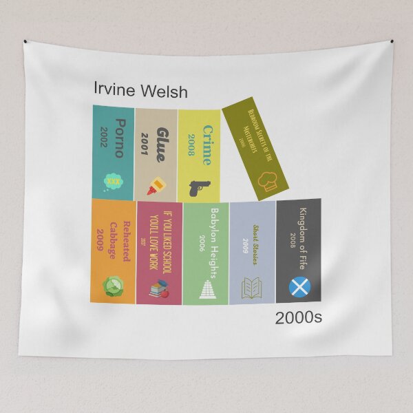 Item preview, Irvine Welsh book print, 2000s designed and sold by UndertoneShop.