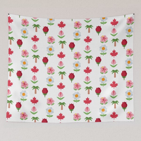 Item preview, Sticker pack flowers plants maple leaf palm tulip designed and sold by PaperDreamPod.