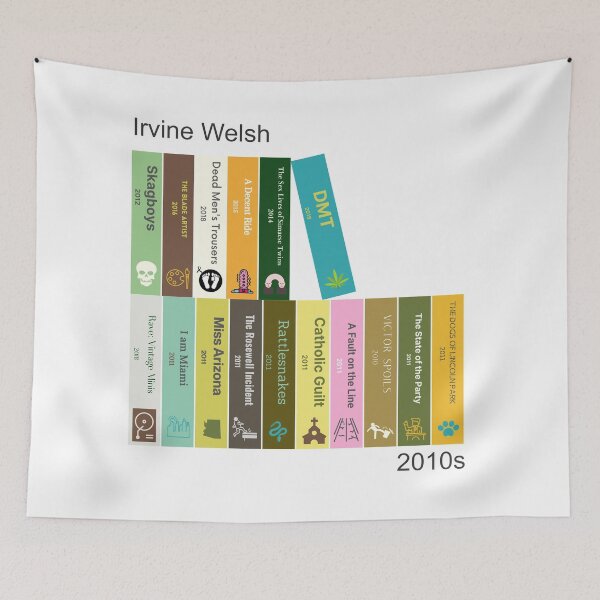 Item preview, Irvine Welsh book print, 2010s designed and sold by UndertoneShop.