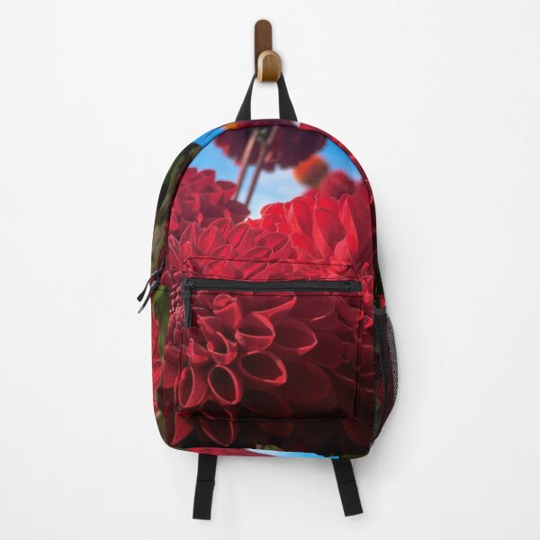 Item preview, Red Ball Dahlias Tesselaar Blossoming in the Garden 063 designed and sold by Bees-n-Flowers.